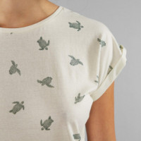 DEDICATED Camisetas Mujer Camiseta Visby Sea Turtles Off-white