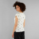DEDICATED Camisetas Mujer Camiseta Visby Sea Turtles Off-white