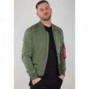 Chaquetas Hombre Chaqueta ALPHA INDUSTRIES Tipo Aviador MA-1 Tt Sage Green