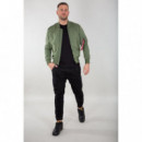 Chaquetas Hombre Chaqueta ALPHA INDUSTRIES Tipo Aviador MA-1 Tt Sage Green