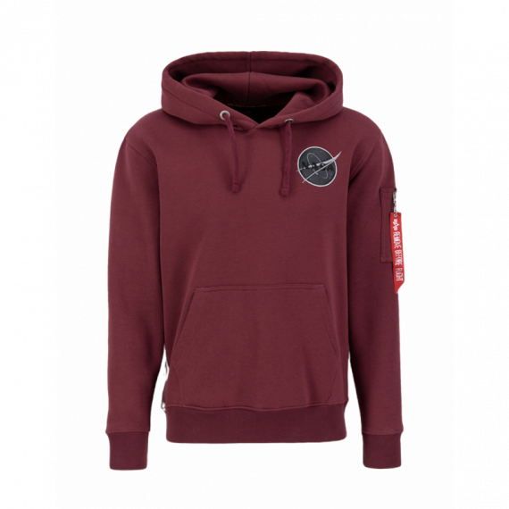 Jerséis y Sudaderas Sudadera ALPHA INDUSTRIES Dark Side Hoody Burgundy