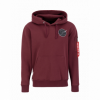 Jerséis y Sudaderas Sudadera ALPHA INDUSTRIES Dark Side Hoody Burgundy