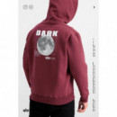 Jerséis y Sudaderas Sudadera ALPHA INDUSTRIES Dark Side Hoody Burgundy