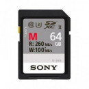 Tarjeta de Memoria SONY Sd Uhs-ii Serie Sf-m 260MB/S 64GB