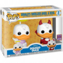 Pack 2 FUNKO Pop Donald Duck Donald Angel y Diablo Exclusivo Disney