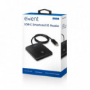 EWENT Dni Leitor de Cartão Inteligente USB Type-C EW1055