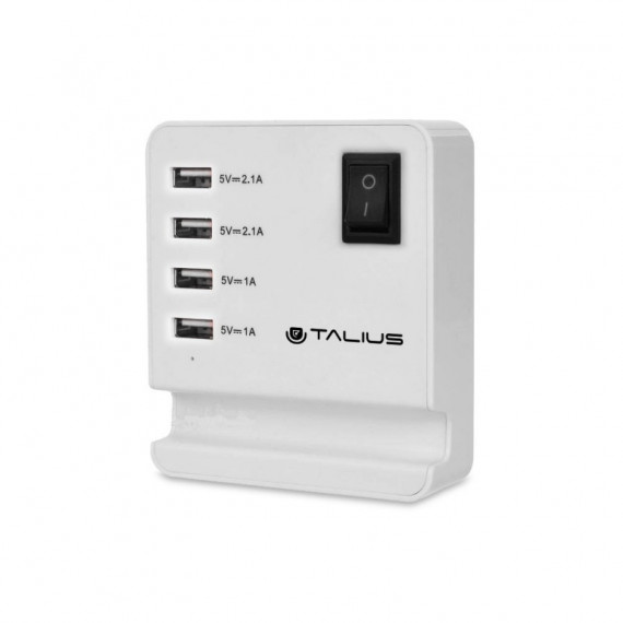 TALIUS 4XUSB Chargeur Blanc