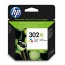 Tinta HP Deskjet Nº302 Xl Color Officejet 3800 Series ( 330 Pag.) (F6U67AE)