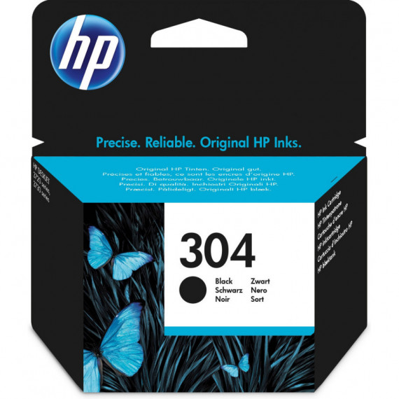 HP No. 304 Deskjet 3720 Black Ink (N9K06AE)