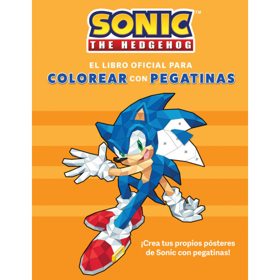 Sonic The Hedgehog. el Libro Oficial para Colorear