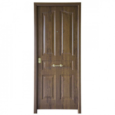 Puerta Básica Antique Palisandro 4B 2070X910 Mm Cerradura de 3 Puntos