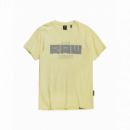 G-STAR RAW DENIM Camisetas Hombre Camiseta Raw Graphic Slim Lemonade