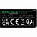 PATONA Cargador Premium Twin para Batería Canon LP-E6 - Compatible con Usb-c Pd/qc 161924