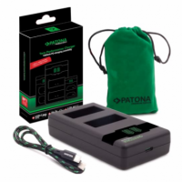 PATONA Cargador Premium Twin para Batería Fujifilm NP-W126 - Compatible con Usb-c Pd/qc 161957