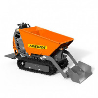 Brouette Caterpillar avec pelle 500 Kgs 6.5HP TAKUMA