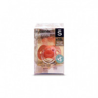 SUAVINEX Chupete Gold +18M Silicona  Naranja Ud