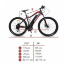 Dakota 350W Ebike de Montaña para Adulto Rojo  URBANBIKER