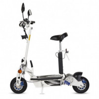 Rocket-a 1000W Patinete Matriculable con Asiento Blanco  ECOXTREM