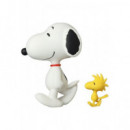 Figuras Snoopy y Woodstock 1997 Ver 7 y 16 Cm Peanuts Vcd Vinyl  MEDI COM TOYS