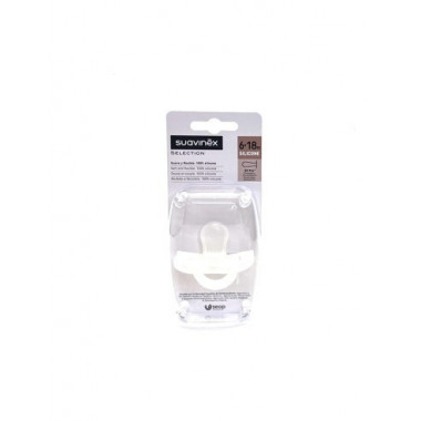 SUAVINEX Silicone Soother Fisiolog 6-18M Branco