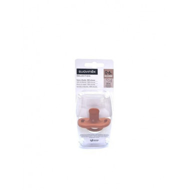 SUAVINEX Chupete Silicona Anatomica 0-6M Naranja