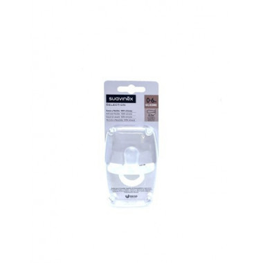 SUAVINEX Chupete Silicona Fisiolog 0-6M Blanco