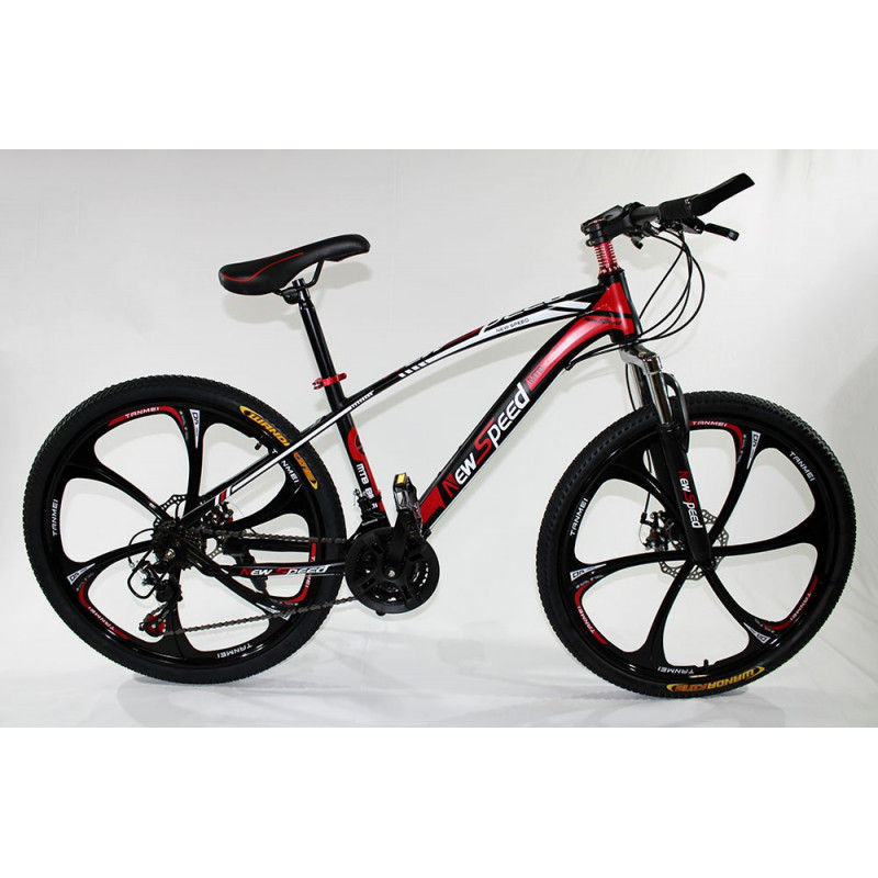 MTB-T001-C - Bicicleta Montaña Adulto Negro/rojo NEW SPEED - Guanxe  Atlantic Marketplace