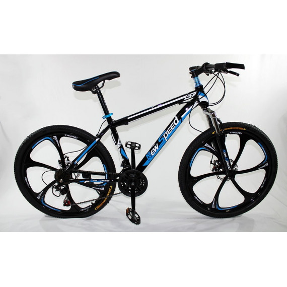 MTB-T003-C - Bicicleta Montaña Adulto Negro/azul NEW SPEED - Guanxe  Atlantic Marketplace