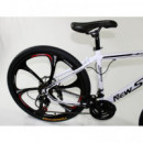MTB-T010-C - Bicicleta Montaña Adulto Blanco/negro  NEW SPEED