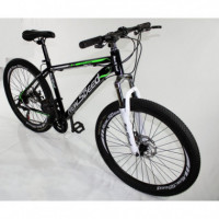 MTB-T010-R - Bicicleta Montaña Adulto Negro/verde  NEW SPEED
