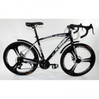 MTB-T016-C - Bicicleta Carretera Adulto Negro/blanco  NEW SPEED