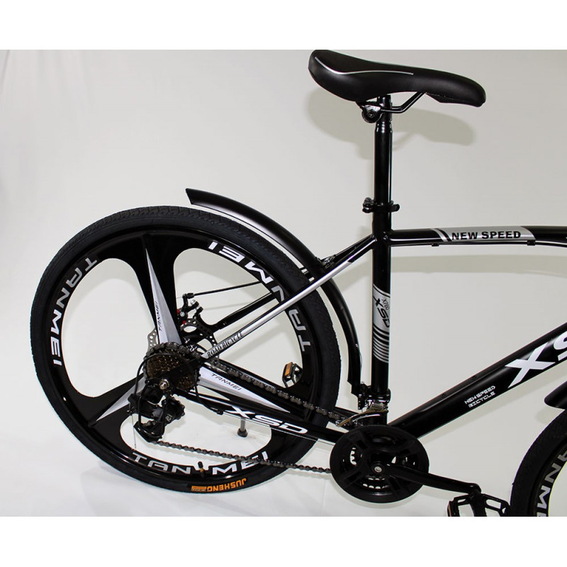 MTB-T010-C - Bicicleta Montaña Adulto Blanco/negro NEW SPEED