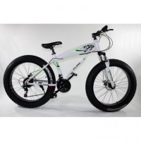 FTB-T005 - Bicicleta Fatbike Adulto Blanca  NEW SPEED