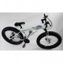 FTB-T005 - Bicicleta Fatbike Adulto Blanca  NEW SPEED