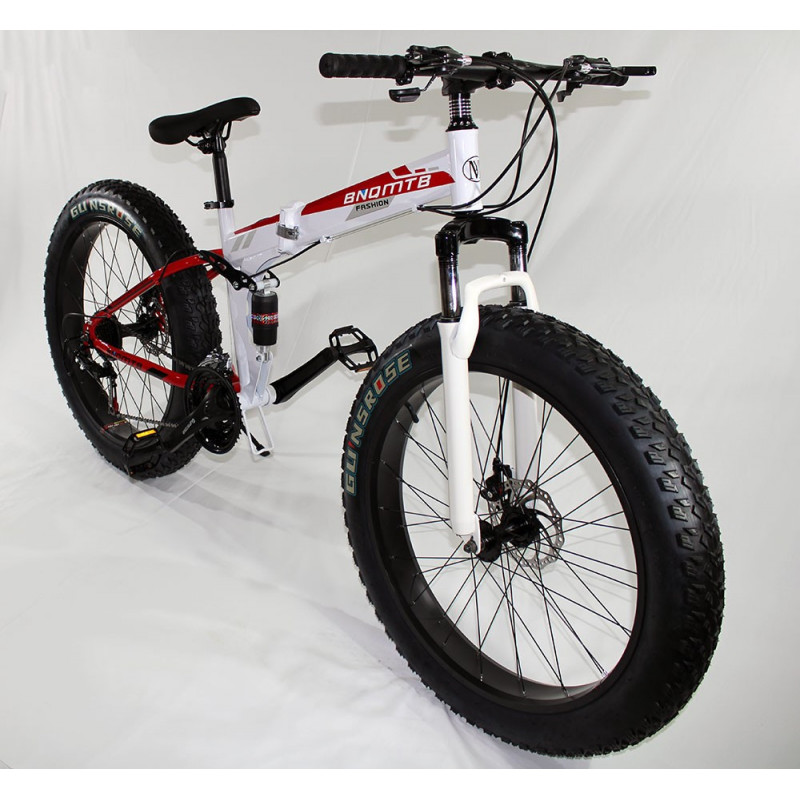 MTB-T003-R - Bicicleta Montaña Adulto Blanco/rojo NEW SPEED