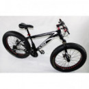 FTB-T010 - Bicicleta Fatbike Adulto Negro/blanco  NEW SPEED