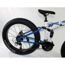 FTB-T009 - Bicicleta Fatbike Adulto Blanco/azul  NEW SPEED