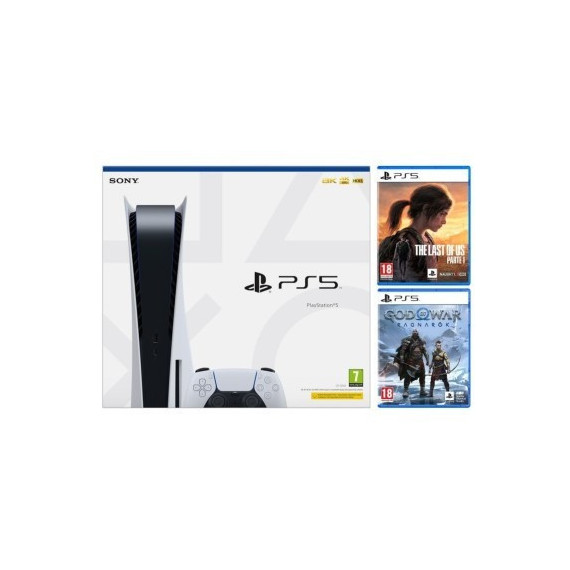 Consola SONY PS5+ God Of War+the Last Of Us