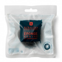Esponja Exfoliante Charcoal Konjac Sponge  ERBORIAN