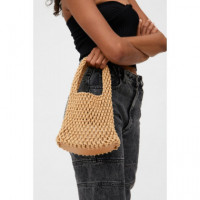 Bolsos Bolso WILD PONY Pequeño de Macramé Beige