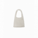 Bolsos Bolso WILD PONY Pequeño de Macramé Blanco