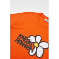 Camisetas Hombre Camiseta LOREAK MENDIAN Margarita M Orange