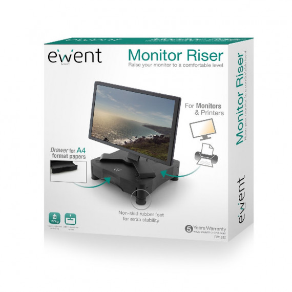 Soporte Monitor con Gaveta EWENT EW1280