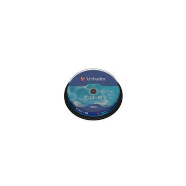 VERBATIM Cd-r 700MB 52X 80MIN Bouteille 10