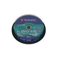 VERBATIM Dvd-rw 4.7GB 4X Bote 10UD