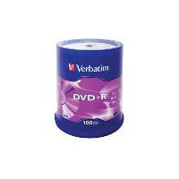 VERBATIM Dvd+r 4.7GB 120MIN Bote 100U Matt Silver