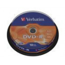 VERBATIM Dvd-r 4.7GB Bote 10UD 16X