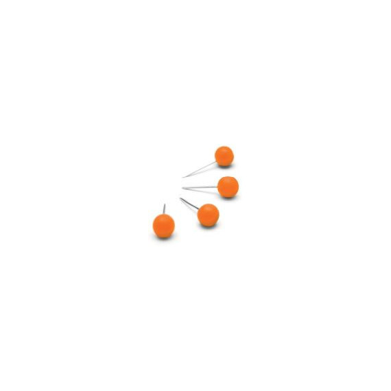NOBO Chinchetas para Tablon en Color Naranja 100UD