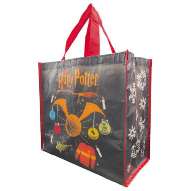 Sac fourre-tout réutilisable Harry Potter Hogwarts Collage