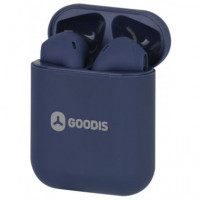 Auriculares BLUETOOTH True Wireless GOODIS Bt (in Ear - Micrófono - Azul)